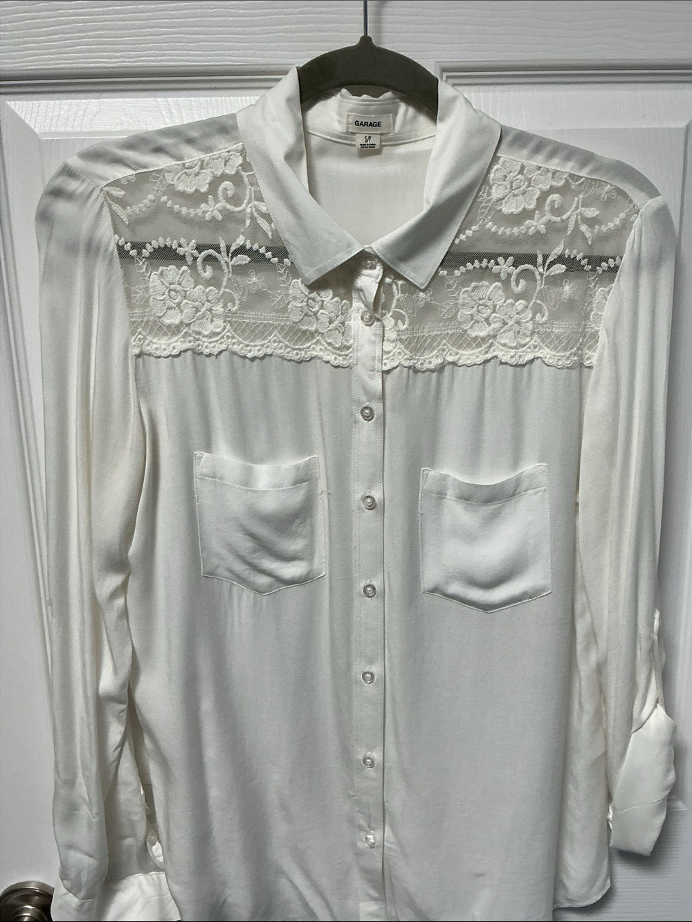 White Lace Women's Top